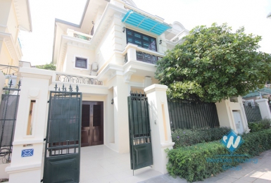 A modern and elegant villa for rent in D area Ciputra, Hanoi